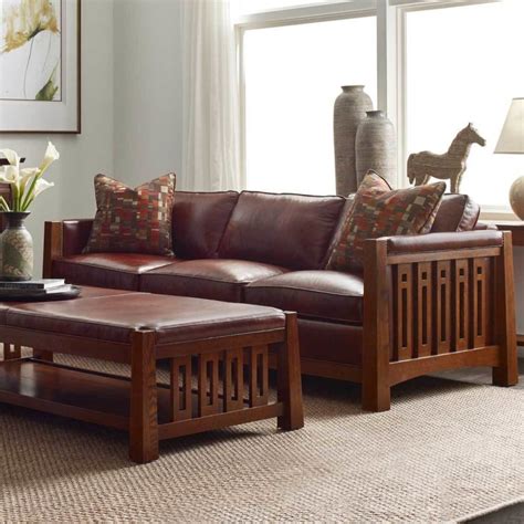 oak furniture and sofas.